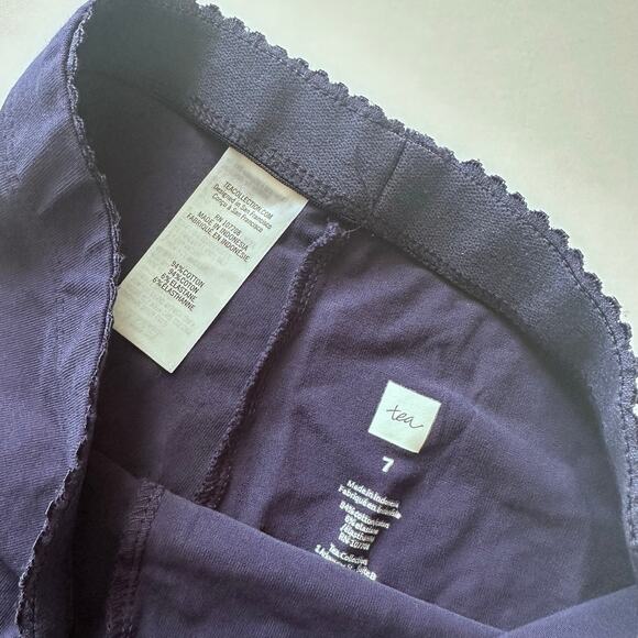 Tea Collection Bubble Gum Stripe Leggings - Girls Size 7 - Picture 3 of 4